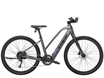 Rower elektryczny crossowy Trek Dual Sport+ 2 Stagger 250Wh 2023 grey