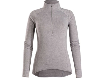Koszulka rowerowa damska termiczna z długim rękawem Bontrager Vella Grey