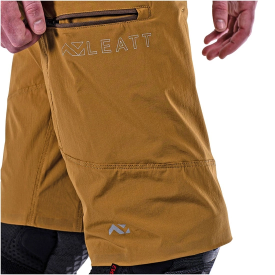 Spodenki rowerowe LEATT Shorts MTB Trail 2.0 z wkładką peanut