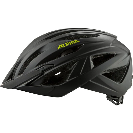 Kask rowerowy Alpina Parana black/neon yellow