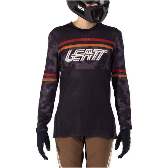 Koszulka rowerowa dziecięca LEATT Jersey MTB Gravity 4.0 Junior black