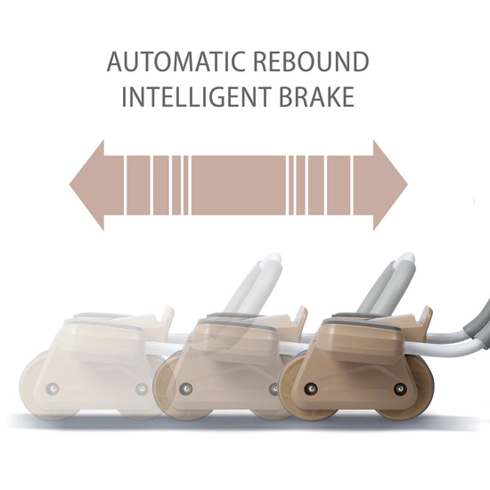 Koło do ćwiczeń mięśni brzucha HMS KA08 S brązowe