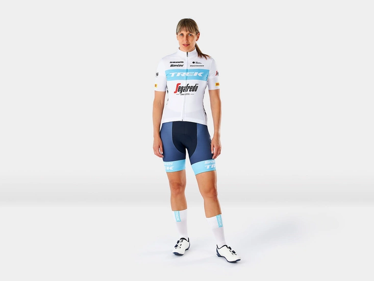 Koszulka rowerowa damska Santini Trek-Segafredo Replica White
