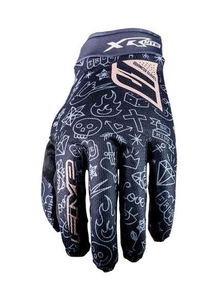 Rękawiczki rowerowe dziecięce Five XR-Lite Black