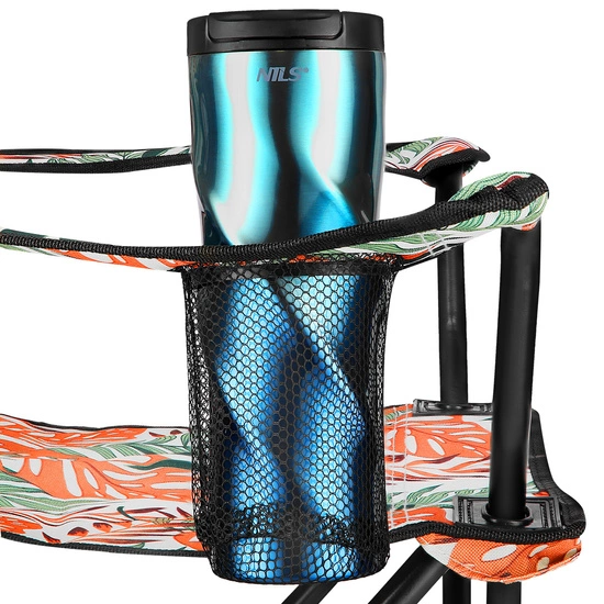 Krzesło turystyczne składane NILS CAMP NC1625 liście