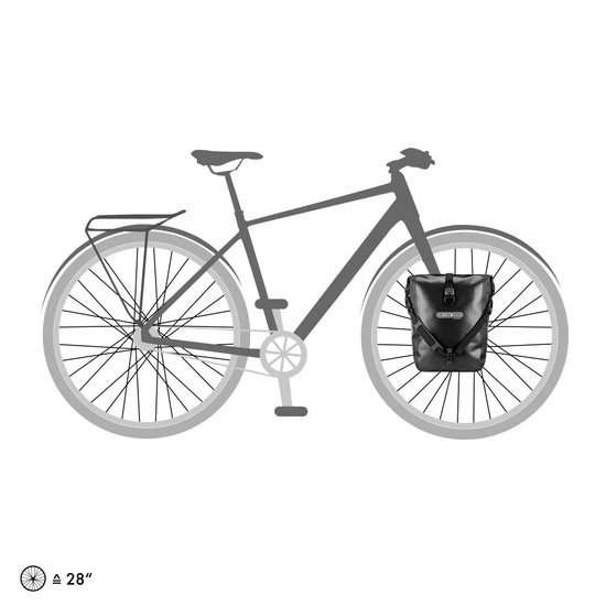 Zestaw sakw na bagażnik Ortlieb Sport-Roller 25 L black