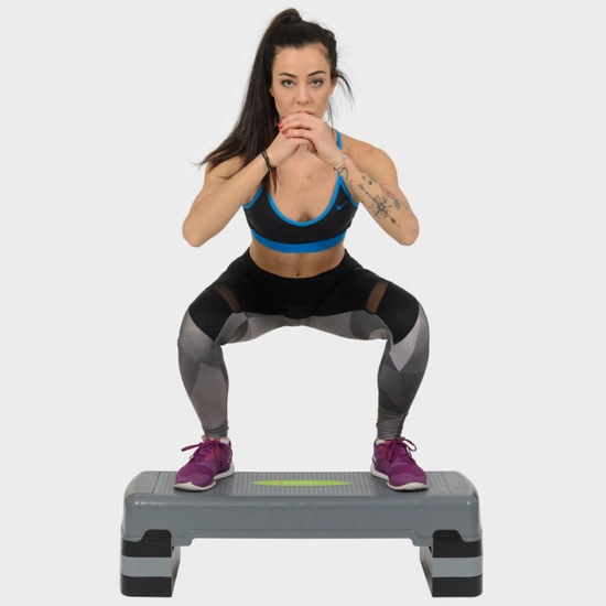 Step do aerobiku HMS AS005 szaro / czarny