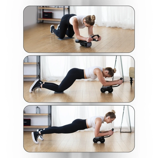 Koło do ćwiczeń mięśni brzucha HMS KA10 S czarne