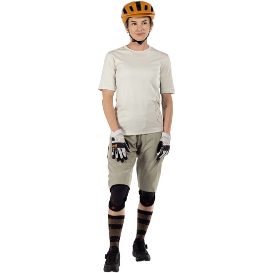 Koszulka rowerowa damska LEATT Jersey MTB Trail 2.0 Women stone