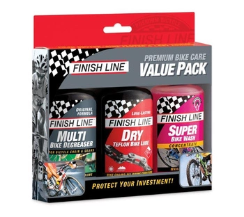 Zestaw środków do czyszczenia i smarowania Finish Line Premium Bike Care