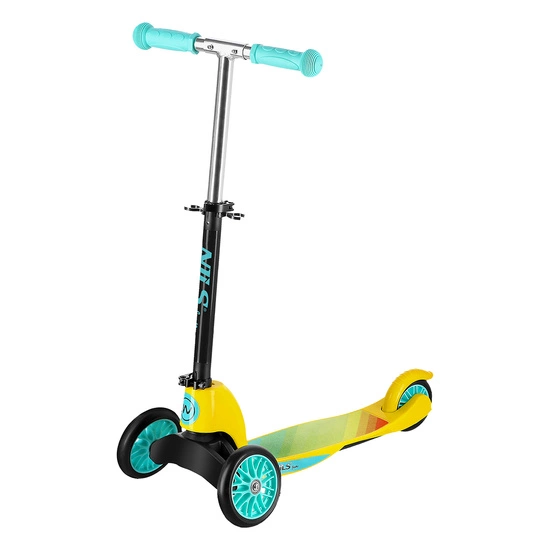 Hulajnoga dziecięca 2w1 NILS FUN HLB202 limonkowa