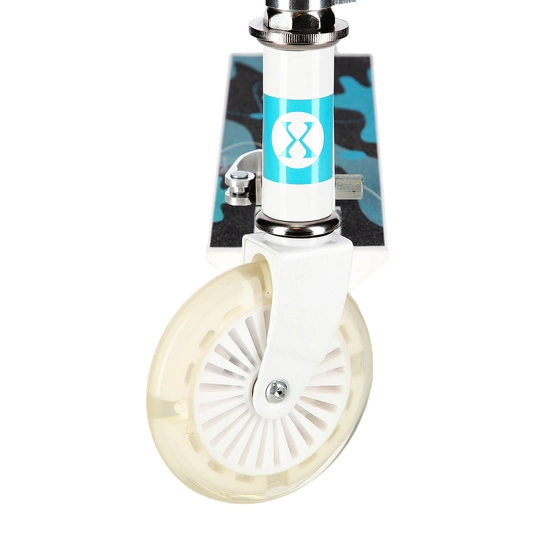 Hulajnoga miejska NILS EXTREME HD505 LED biały / miętowy