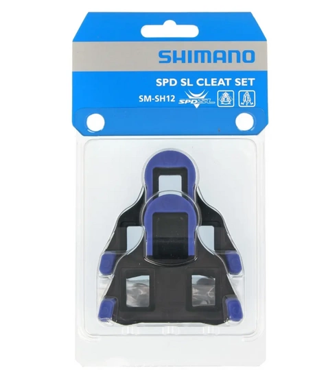 Bloki do pedałów Shimano SPD SL SM-SH12 black/blue