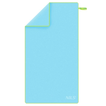 Ręcznik z mikrofibry NILS NCR12 180 x 100 cm jasnoniebieski