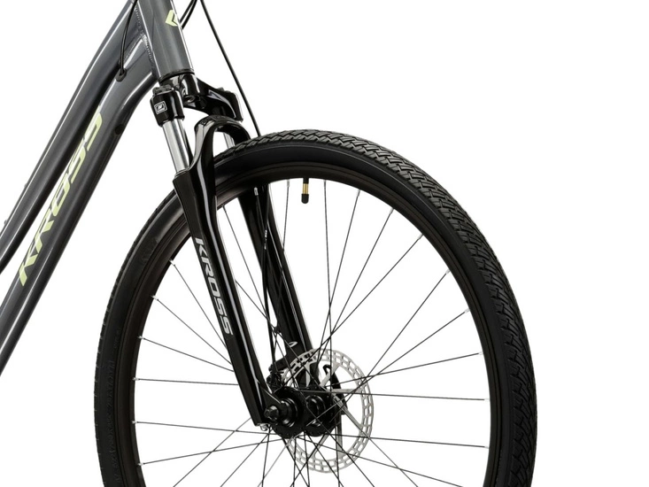 Rower crossowy Kross Evado 3.0 2025 szary/zielony