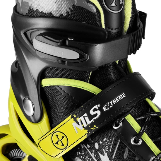 Rolki dziecięce NILS EXTREME NA18137A czarny / fluo żółty