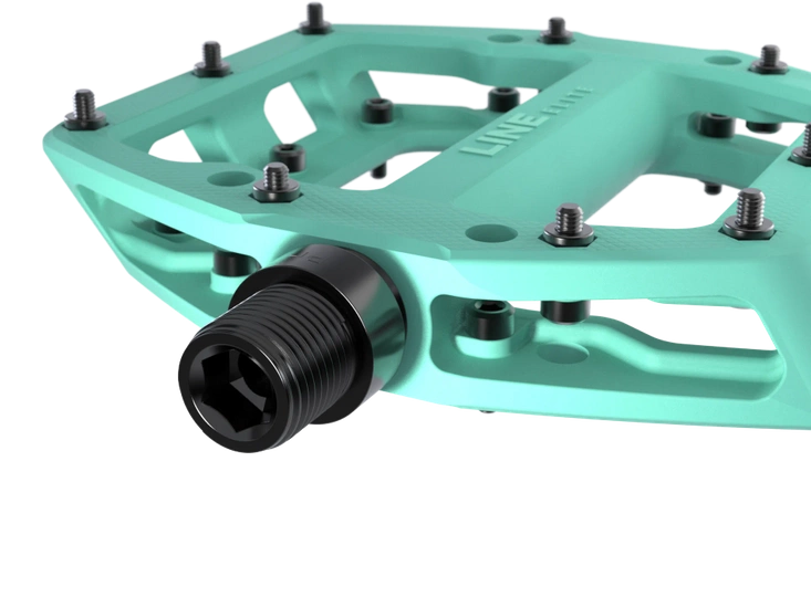 Pedały rowerowe Trek Line Elite Flat miami green