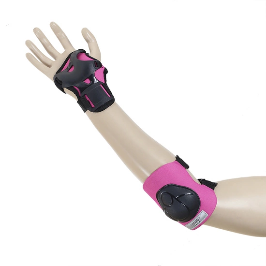 Zestaw ochraniaczy NILS EXTREME H210 L czarno - różowy