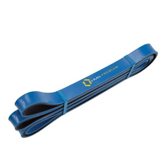 Guma do ćwiczeń HMS GU06 21 x 5 x 2250 mm niebiesko - czarna