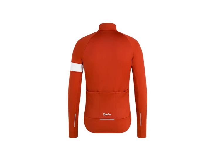 Kurtka zimowa rowerowa męska Rapha Core Winter pomarańczowy