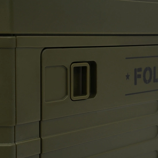 Składana skrzynia kempingowa z pokrywą NILS CAMP NCB4001 50L