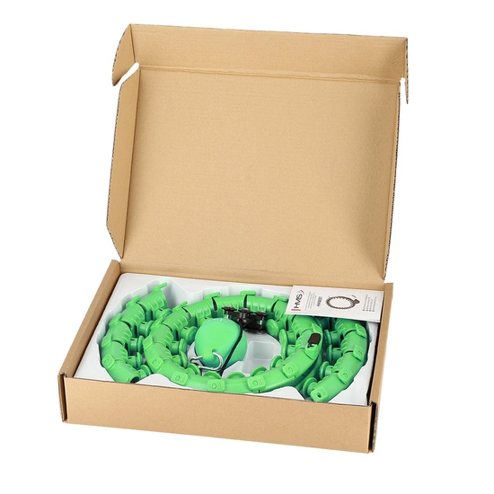 Hula hop z obciążnikiem HMS HHW01 zielony