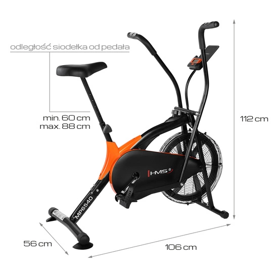 Rower stacjonarny powietrzny HMS MP6540