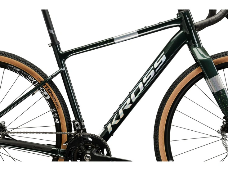 Rower gravel Kross Esker 6.0 ULT.RA 2025 zielony holo