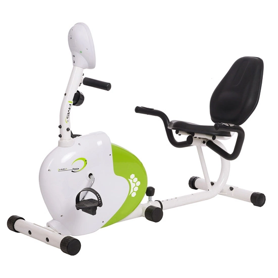 Rower stacjonarny magnetyczny poziomy HMS R9259 9 kg biało-zielony