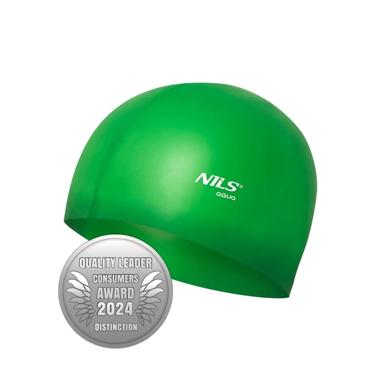 Czepek do pływania NQC NILS AQUA GR02 zielony