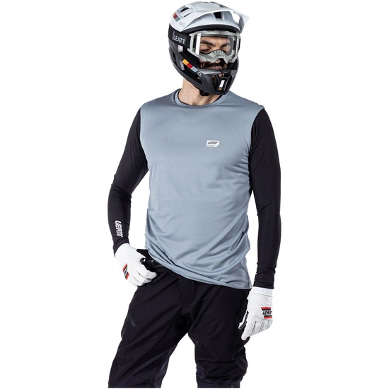 Komplet rowerowy koszulka + spodnie LEATT Ride Kit MTB 1.0 titanium