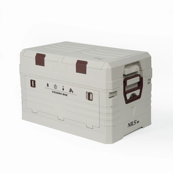 Składana skrzynia kempingowa z pokrywą NILS CAMP NCB4003 50L