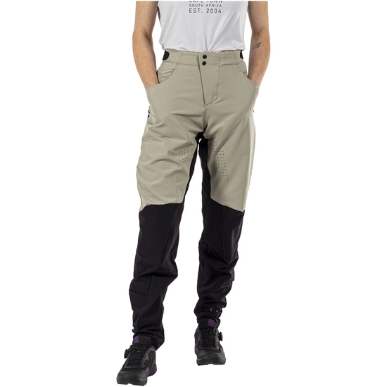 Spodnie rowerowe damskie LEATT Pant MTB Trail 2.0 Women z wkładką cream
