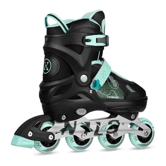 Rolki rekreacyjne NILS EXTREME NA13808 Cosmo zielony/czarny