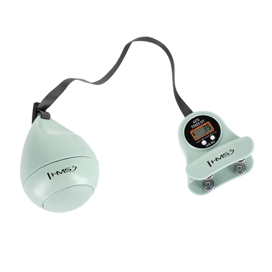 Hula hop z magnesami, obciążnikiem i licznikiem HMS HHM13 zielony