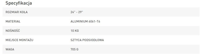 Bagażnik rowerowy Kross LibertyRack 300 24"-29"