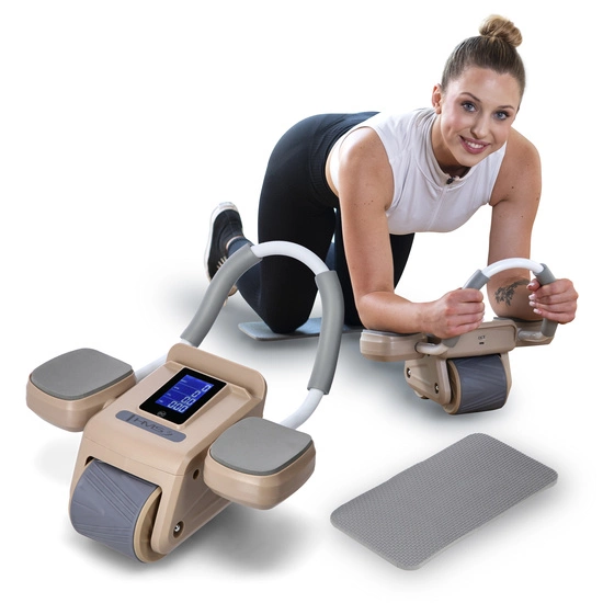 Koło do ćwiczeń mięśni brzucha HMS KA08 S brązowe