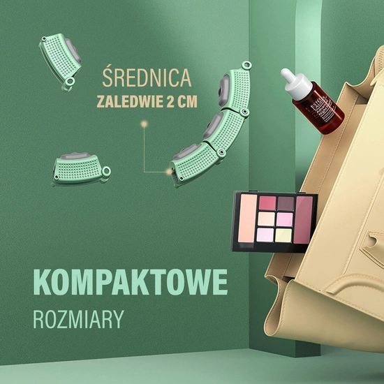 Hula hop magnetyczny z licznikiem i pasem HMS HHM14 green