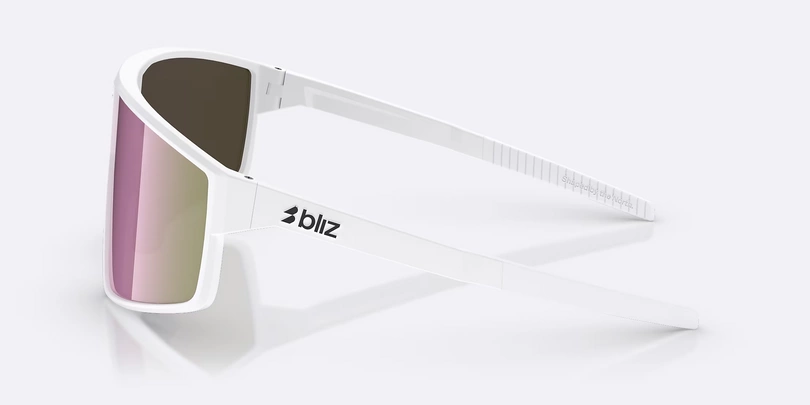 Okulary rowerowe Bliz P002 white/pink