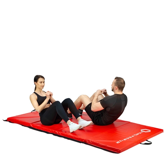Materac gimnastyczny składany HMS PREMIUM MGS01 czerwony