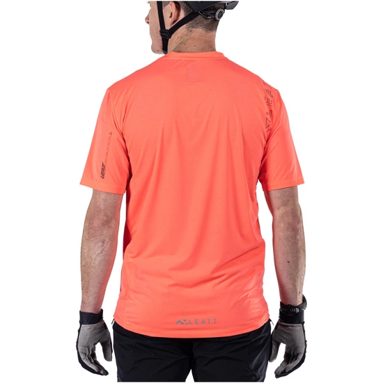 Koszulka rowerowa Leatt Jersey MTB Trail 1.0 X-Flow neon