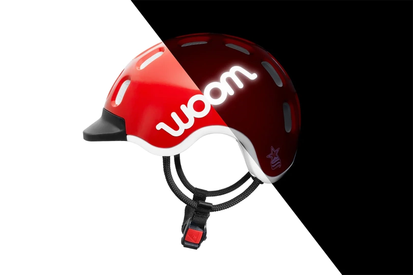 Kask rowerowy dziecięcy woom Kids red