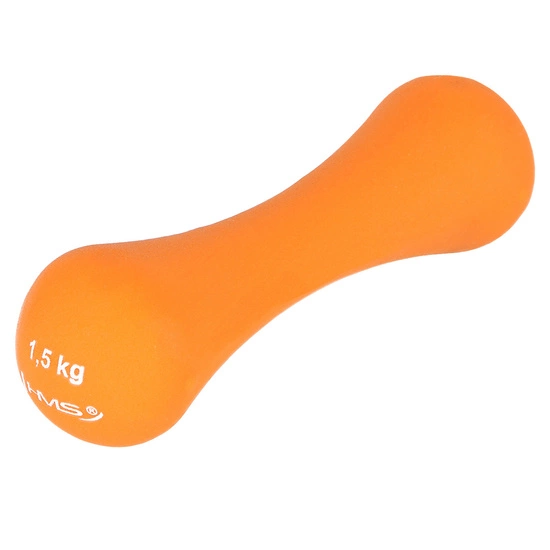 Ciężarek żeliwny pokryty neoprenem HMS 17025 1.5 kg pomarańczowy