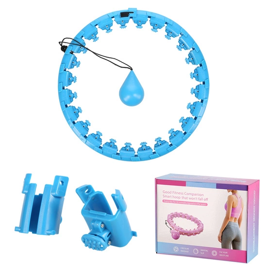 Hula hop z obciążnikiem FH01 niebieski