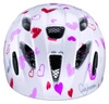 Kask rowerowy dziecięcy Alpina Ximo white hearts