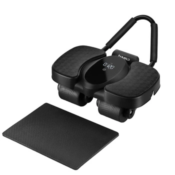 Automatyczne koło do ćwiczeń mięśni brzucha z podparciem i wyświetlaczem HMS KA40