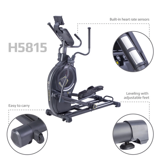 Trenażer eliptyczny HMS PREMIUM H5815 magnetyczno-powietrzny