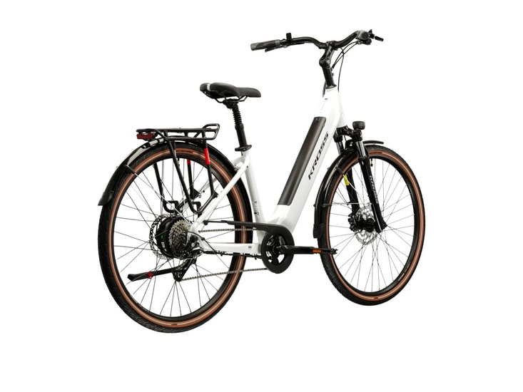 Rower elektryczny trekkingowy Kross Trans Hybrid 1.0 522 Wh 2025 perła