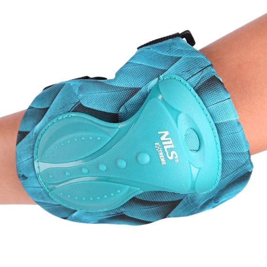 Ochraniacze na rolki, deskorolkę, hulajnogę NILS EXTREME H727 zielone