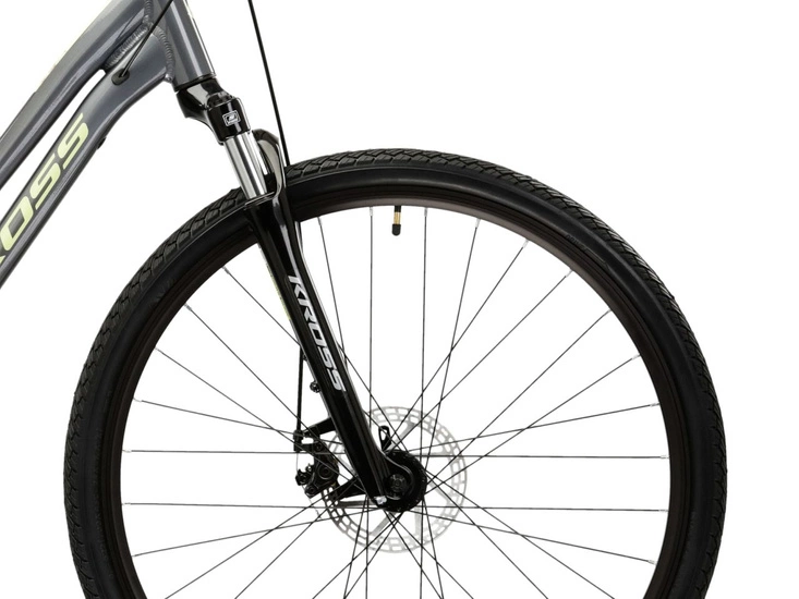 Rower crossowy Kross Evado 3.0 2025 szary/zielony